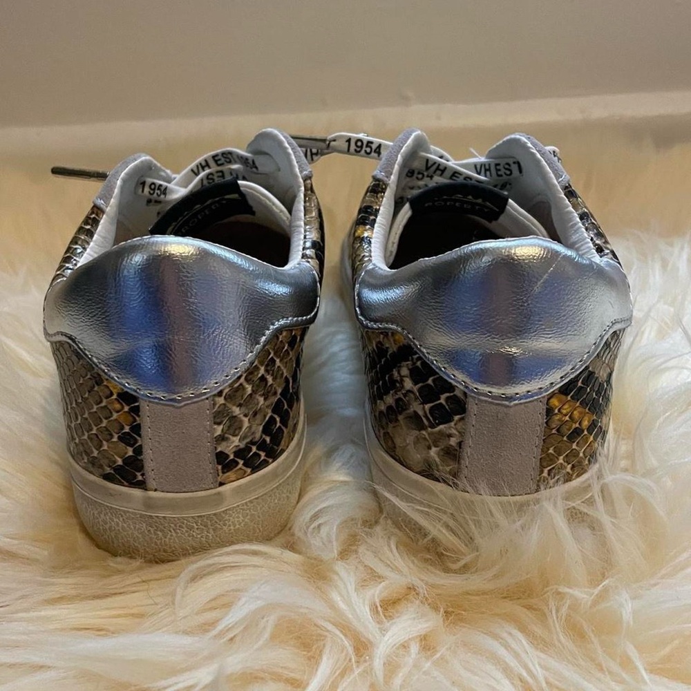 Vintage Havana Kate Sneakers Women Size
8.5 Snake Skin Star Silver‎ Trainers - Picture 5 of 8